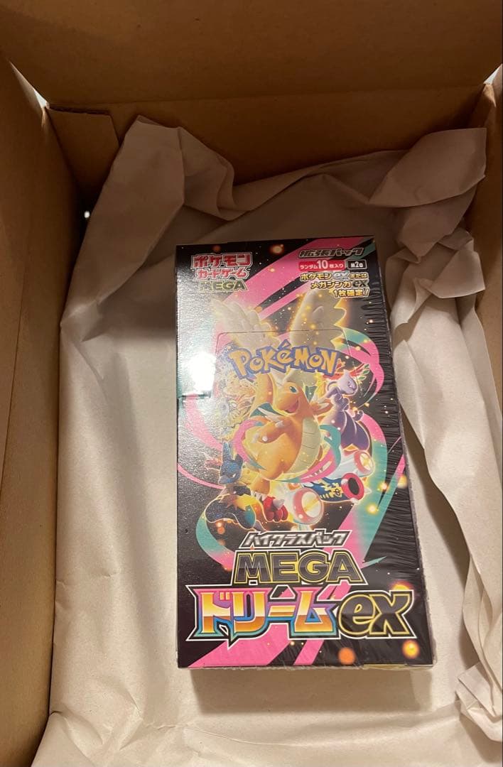 新品未開封　ポケモンカードMEGAドリームexBOX