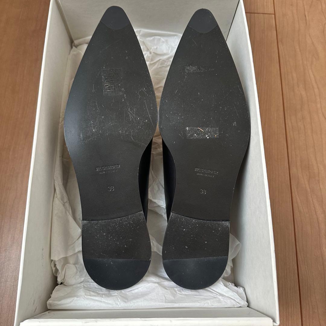 JIL SANDER メタルプレート　ミュール　サイズ38