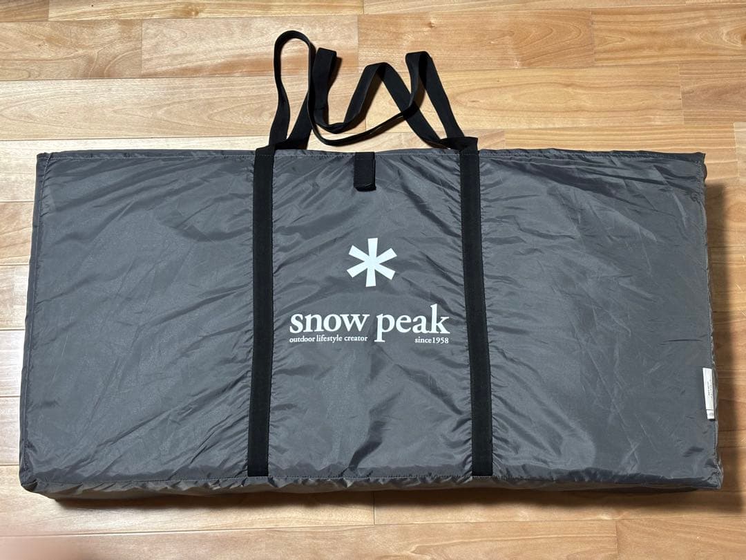 スノーピーク①アメニティドームM ②専用マットシート ③アップライトポールセット