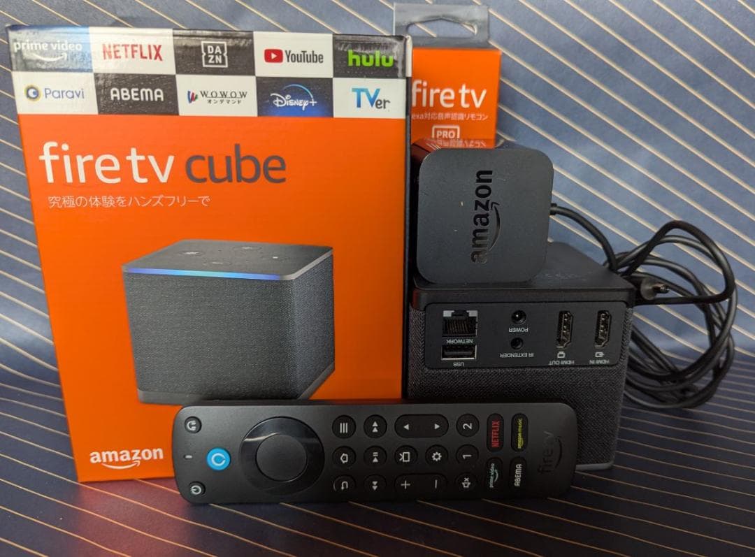 【セット】Amazon Fire TV CubeとAlexaリモコン Pro
