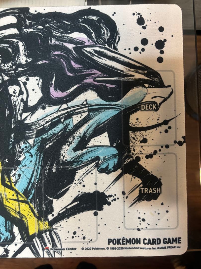 墨絵列伝シリーズ　エンテイスイクンライコウ　プレイマット