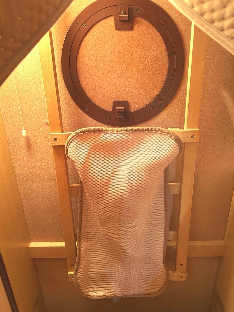 よもぎちゃんさがのサウナ遠赤外線温浴機動机付きマット4点・取説付・レア