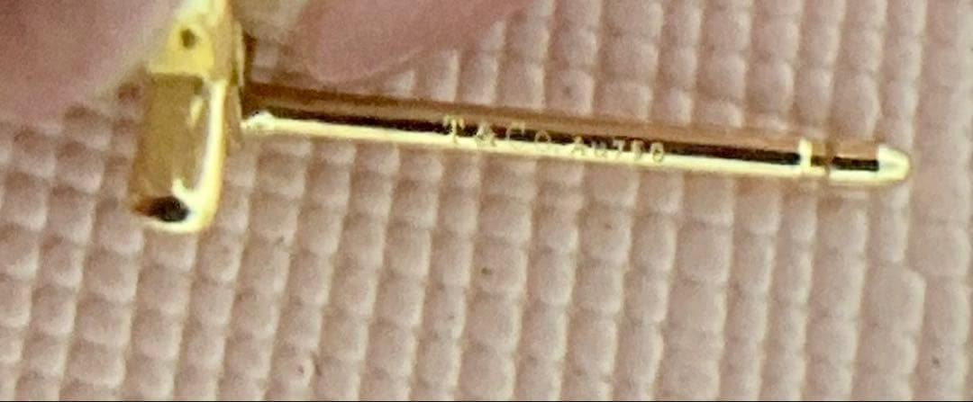 Tiffany & Co. ラブ＆キス XOシングルピアス18金イエローゴールド