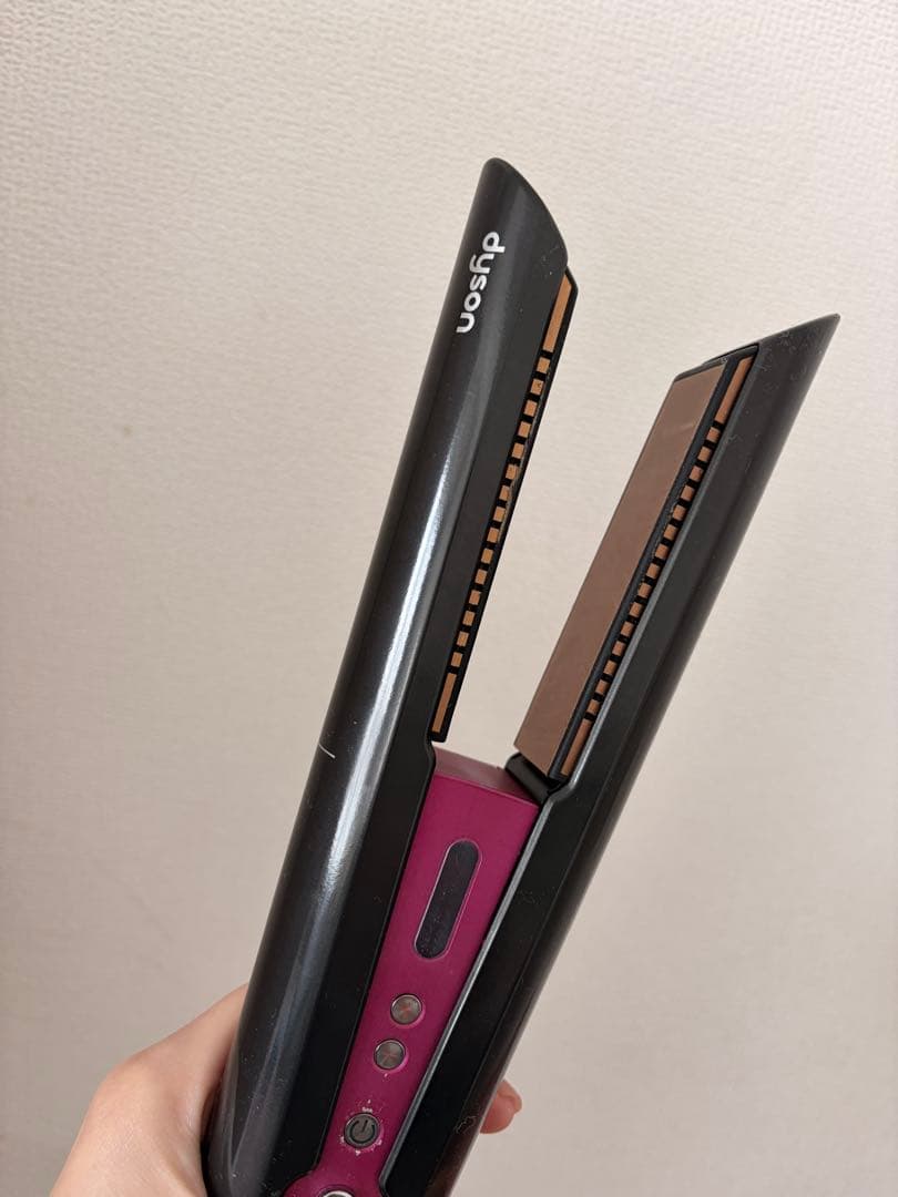 Dyson ストレートヘアアイロン ブラック・ピンク