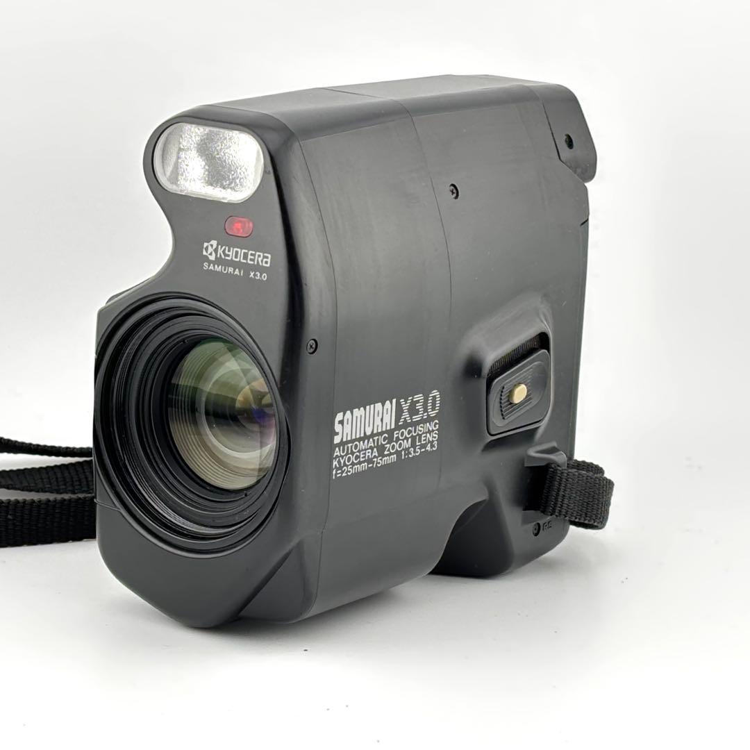 【完動品】KYOCERA SAMURAI x3.0 フィルムカメラ 動作確認済み