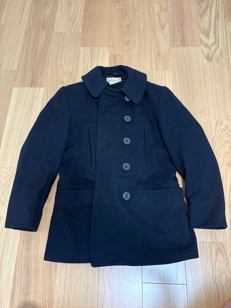 DOUBLE RL Supply Co. ネイビーピーコート M