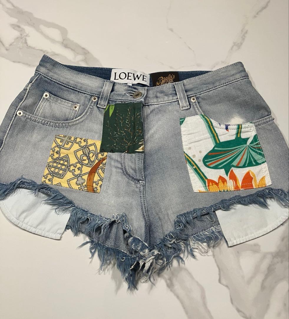 ロエベ　デニムショートパンツ