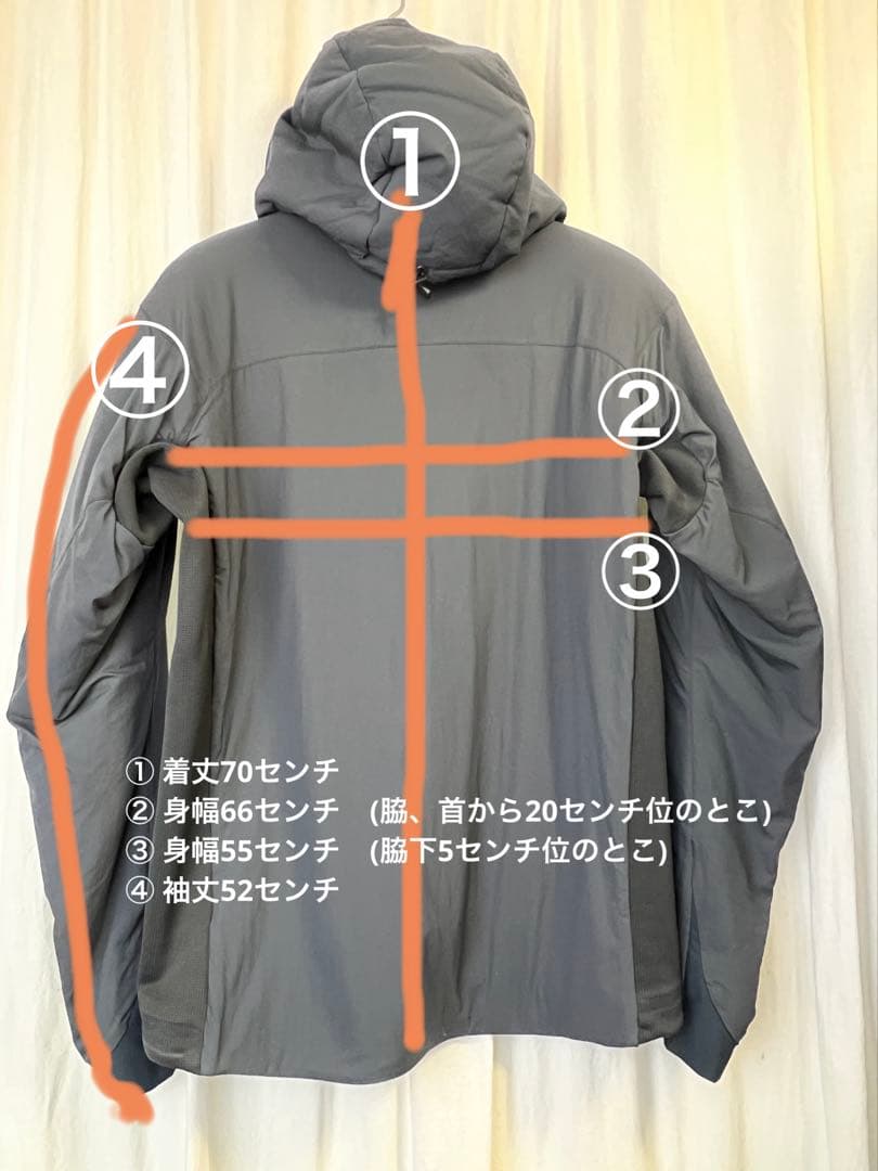 ARC'TERYX ATOM LT HOODY ネイビー S