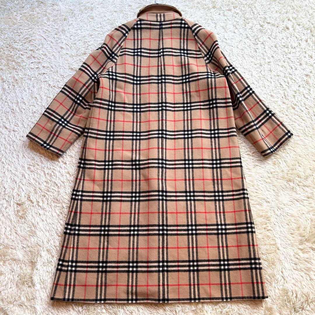 極美品✨️BURBERRY リバーシブル　ウール ラムコート ノバチェック M