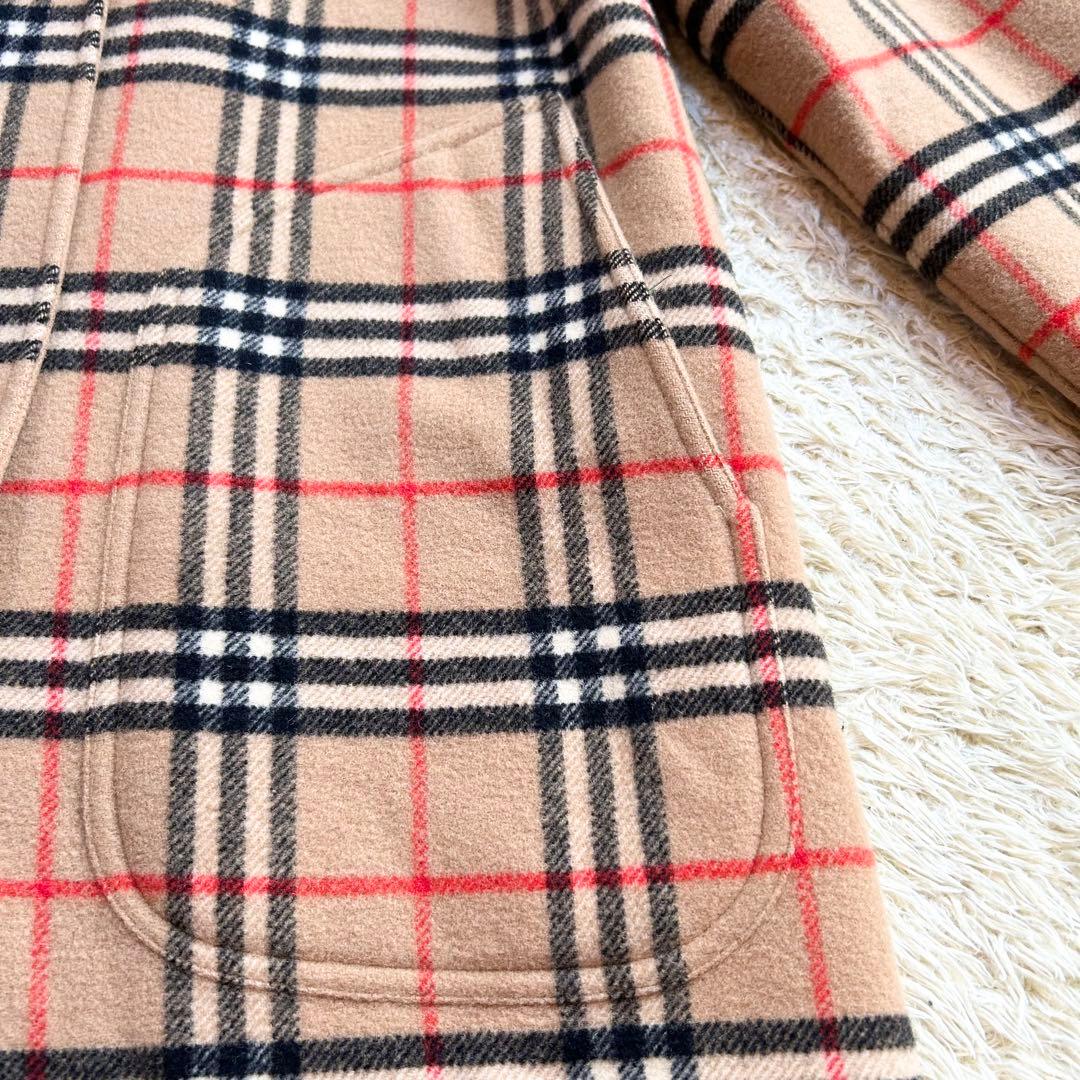 極美品✨️BURBERRY リバーシブル　ウール ラムコート ノバチェック M