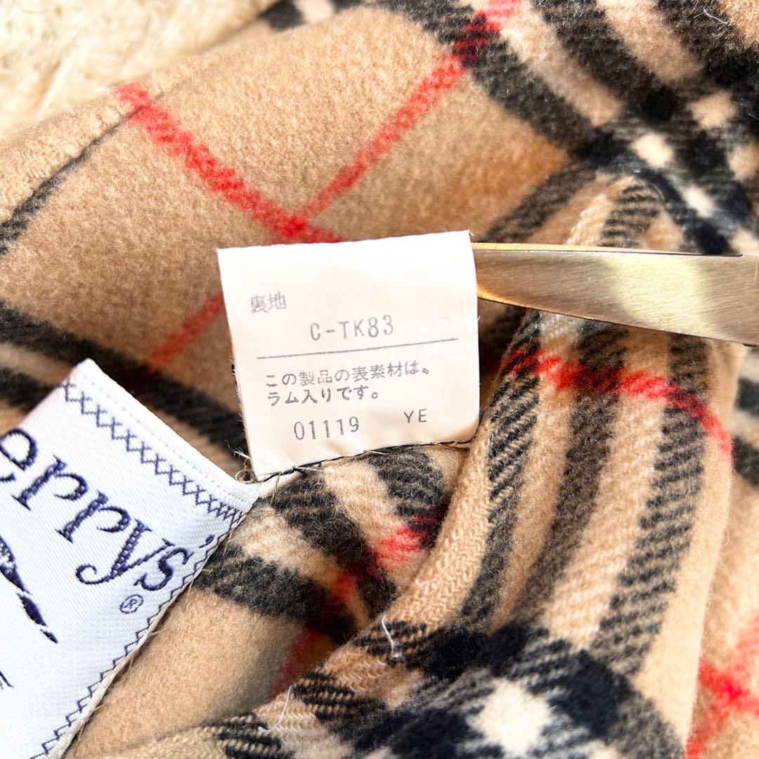 極美品✨️BURBERRY リバーシブル　ウール ラムコート ノバチェック M
