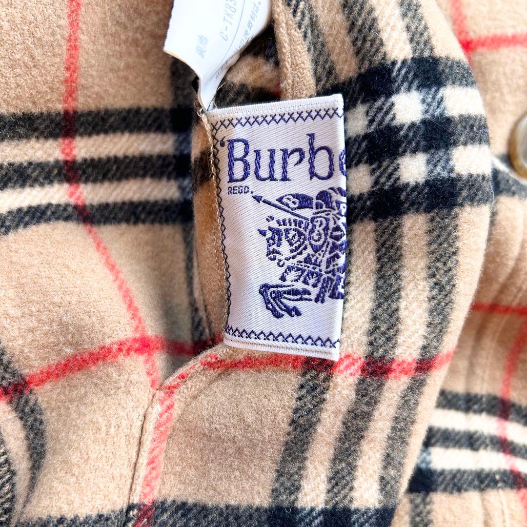 極美品✨️BURBERRY リバーシブル　ウール ラムコート ノバチェック M