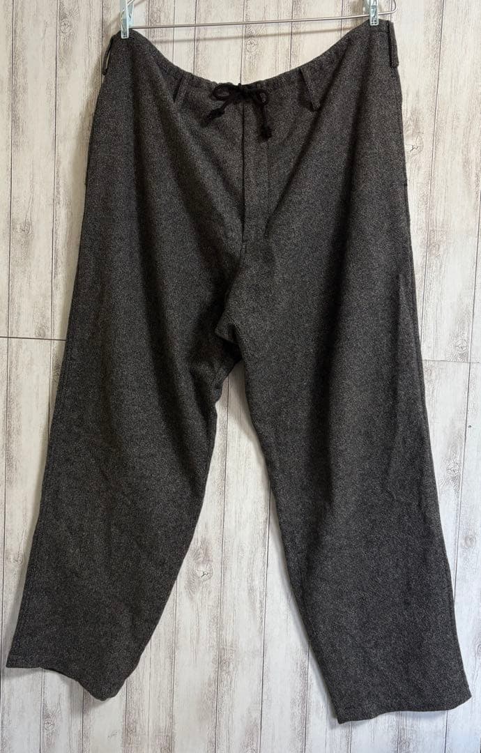 Yohji Yamamoto Pour Homme ワイドパンツ グレー