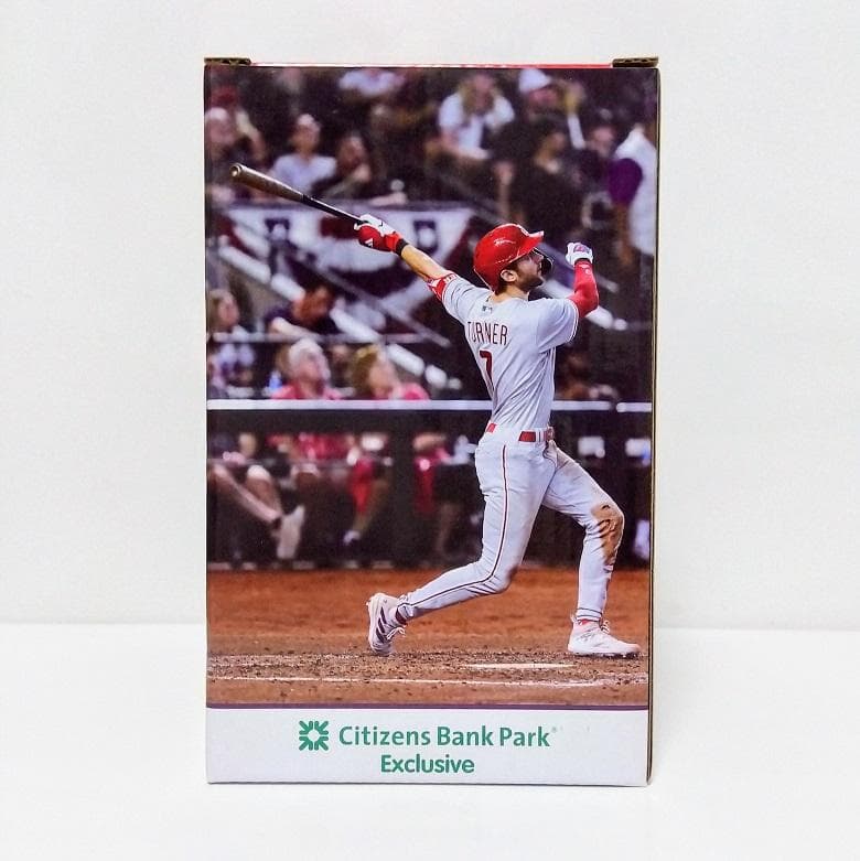 ふく 新品 キズ無し超美品 トレイ・ターナー ボブルヘッド球場配布限定品