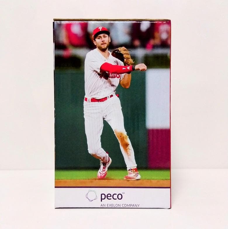 ふく 新品 キズ無し超美品 トレイ・ターナー ボブルヘッド球場配布限定品