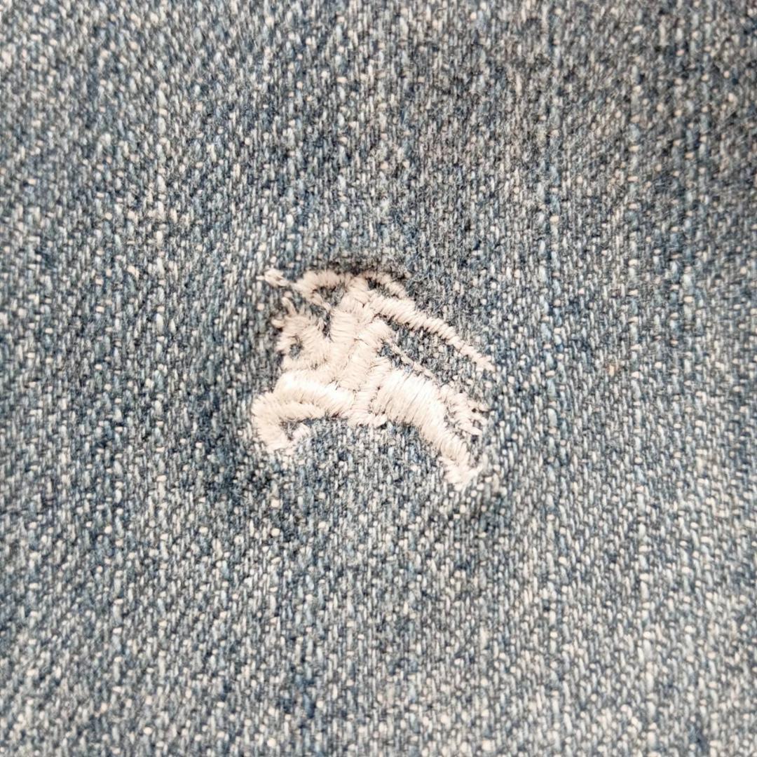 バーバリー ブラックレーベル デニムジャケット ノバチェック Mサイズ