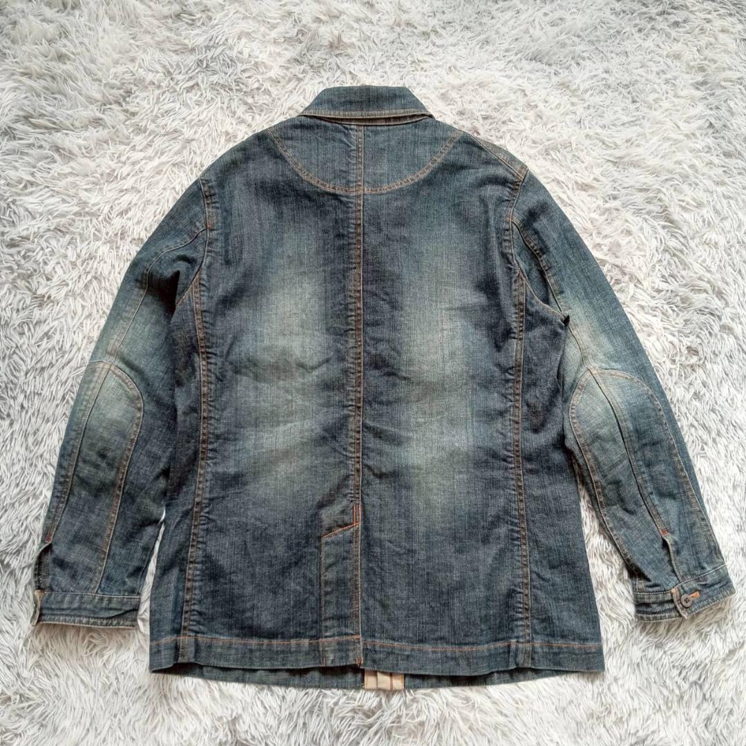 バーバリー ブラックレーベル デニムジャケット ノバチェック Mサイズ
