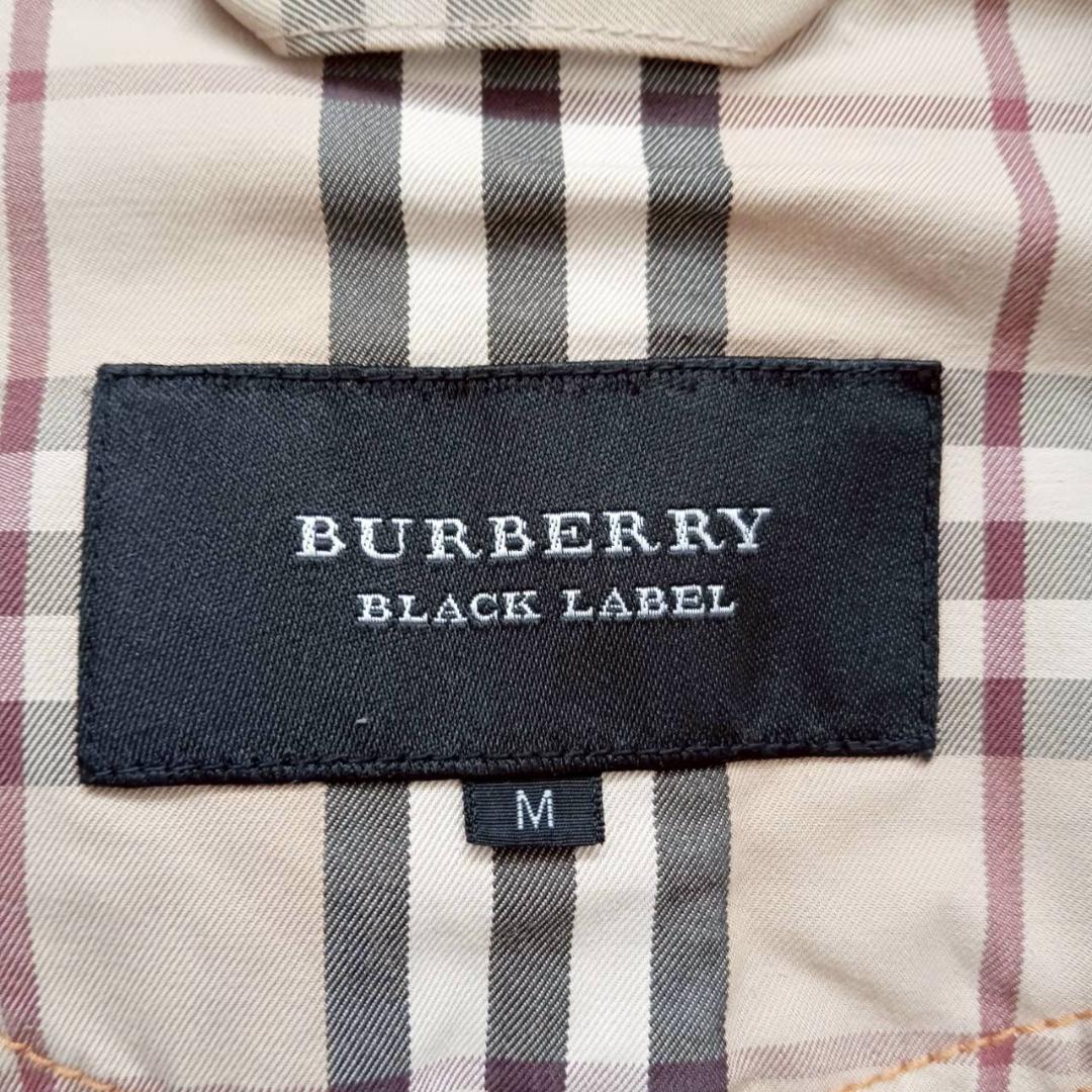 バーバリー ブラックレーベル デニムジャケット ノバチェック Mサイズ