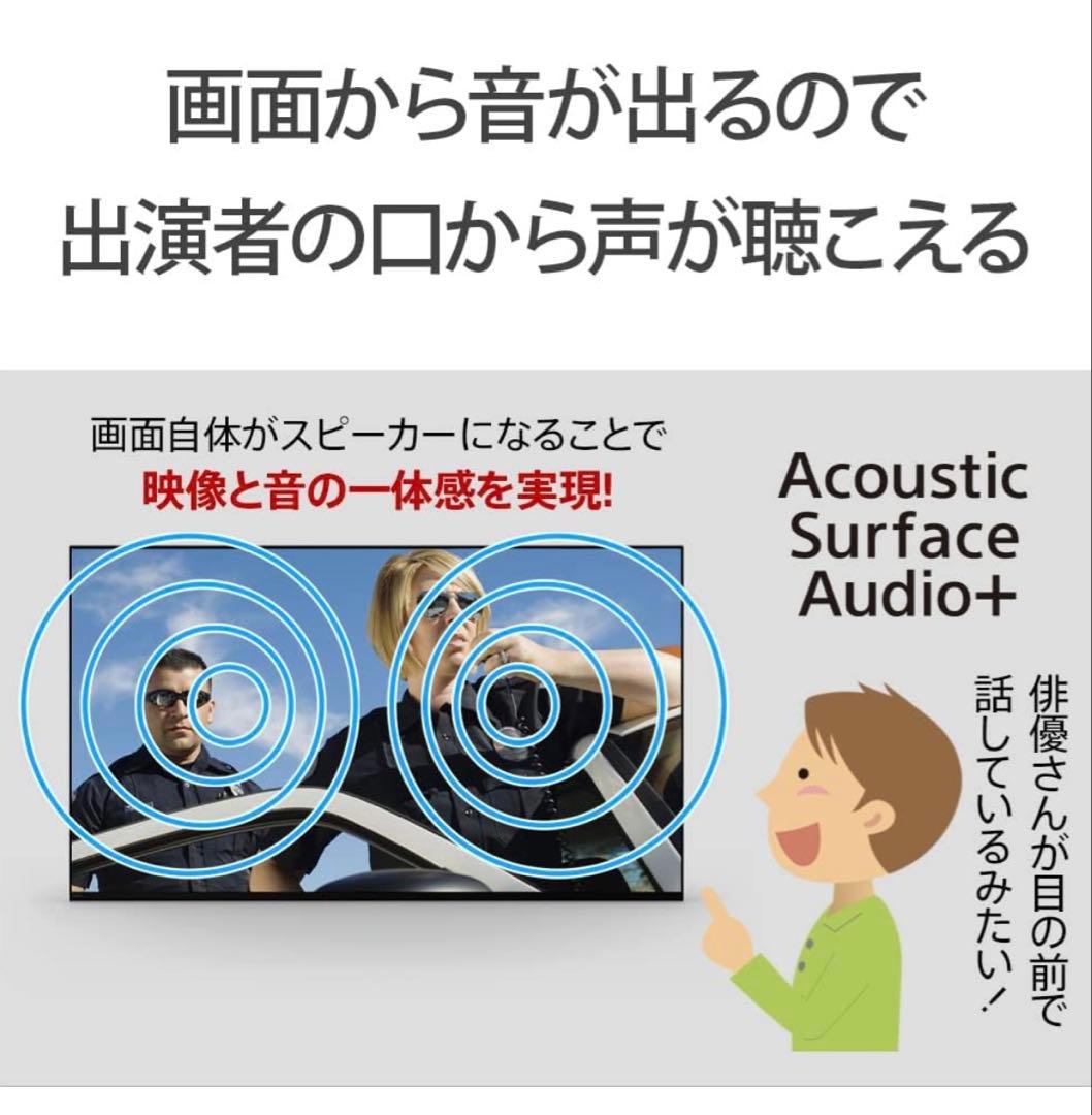 ムギムギ SONY BRAVIA 2023年製 XRJ-65A80L