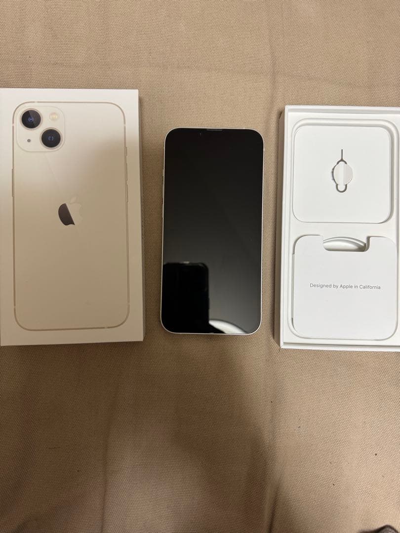 【美品】iPhone 13 スターライト　白　ホワイト　white 128GB