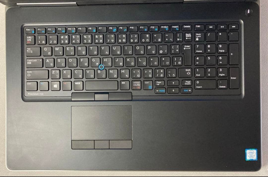 Windowsノート本体 Dell Precision 7720 i7-7920HQ 512GB 16GB