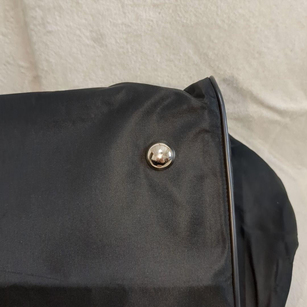 美品 PRADA ボストンバッグ ブラック 三角ロゴ テスートナイロン 鍵付き