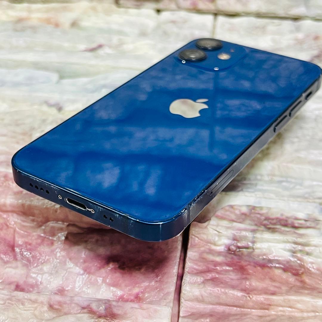 SIMフリー iPhone12mini 64GB ブルー 新品バッテリ－