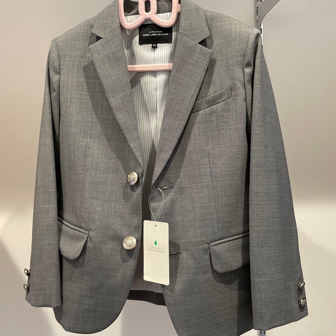 【新品】【卒園入園式】グリーンレーベル　リラクシング　セレモニースーツ　125㎝