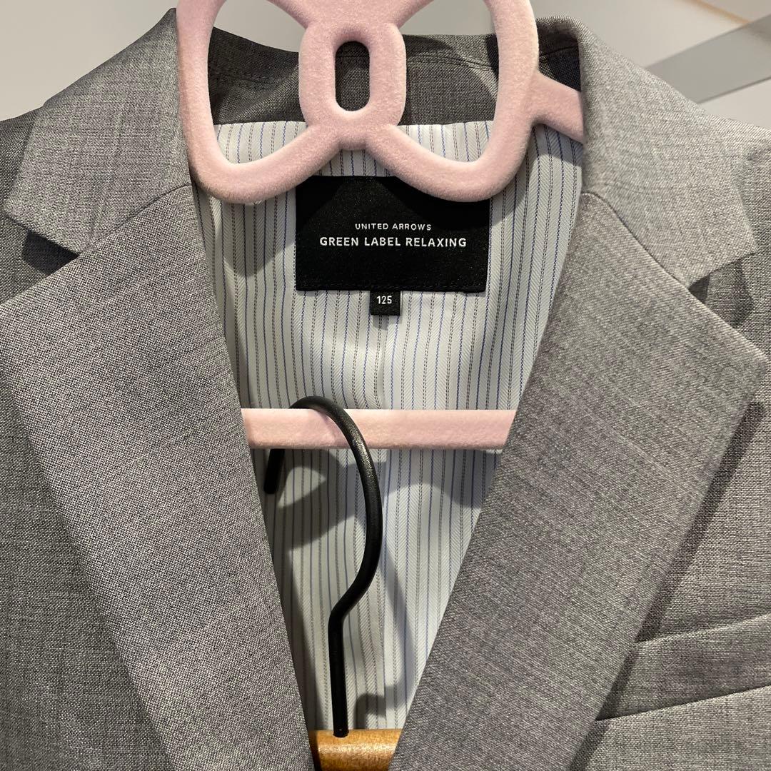 【新品】【卒園入園式】グリーンレーベル　リラクシング　セレモニースーツ　125㎝