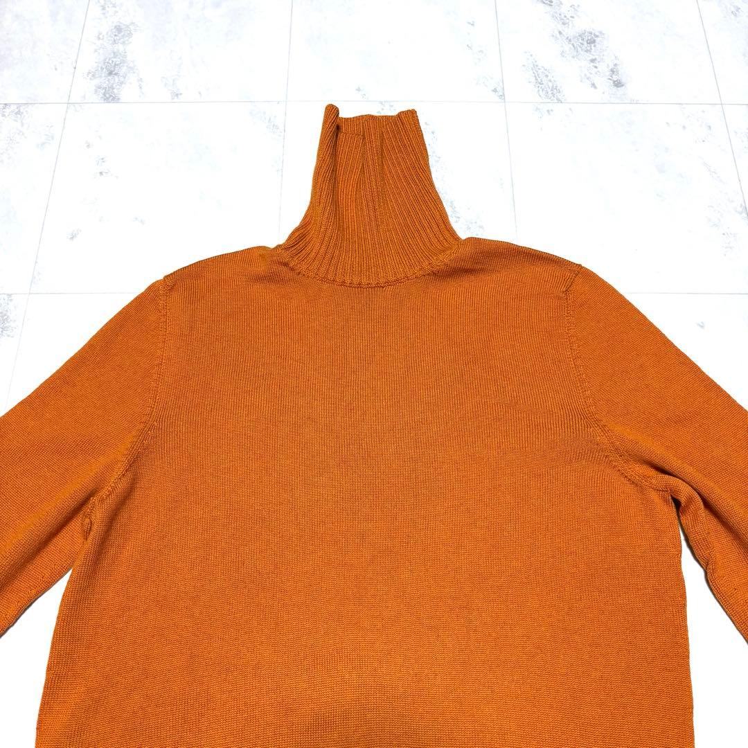 【極美品】ドルモア 8ゲージタートルネックニット ビームス取扱 48 イタリア製