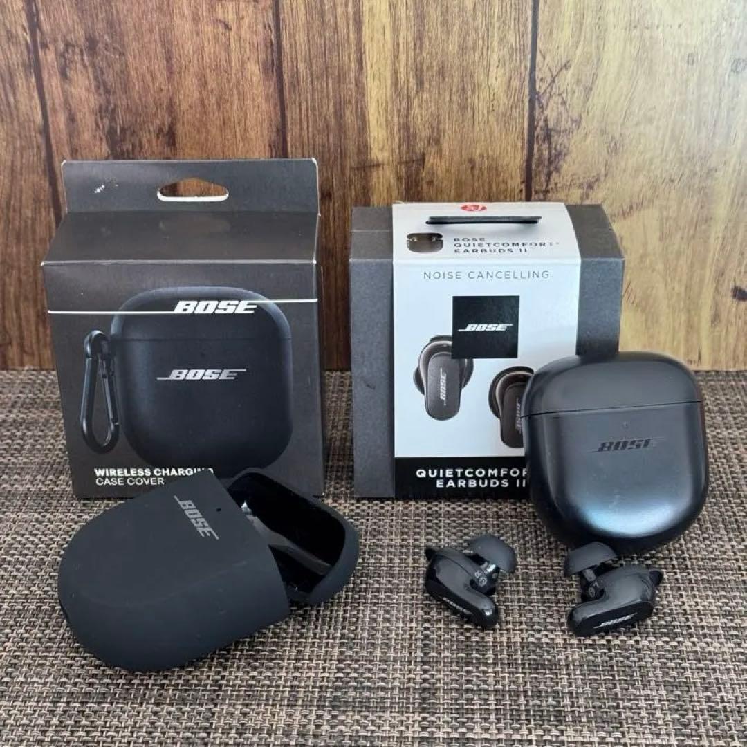 【美品】BOSEQuietComfortEarbudsII＋ケースカバーセット