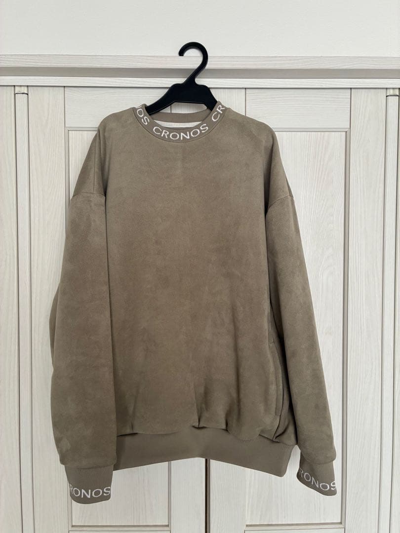 CRONOS グレージュ　スウェット Lサイズ
