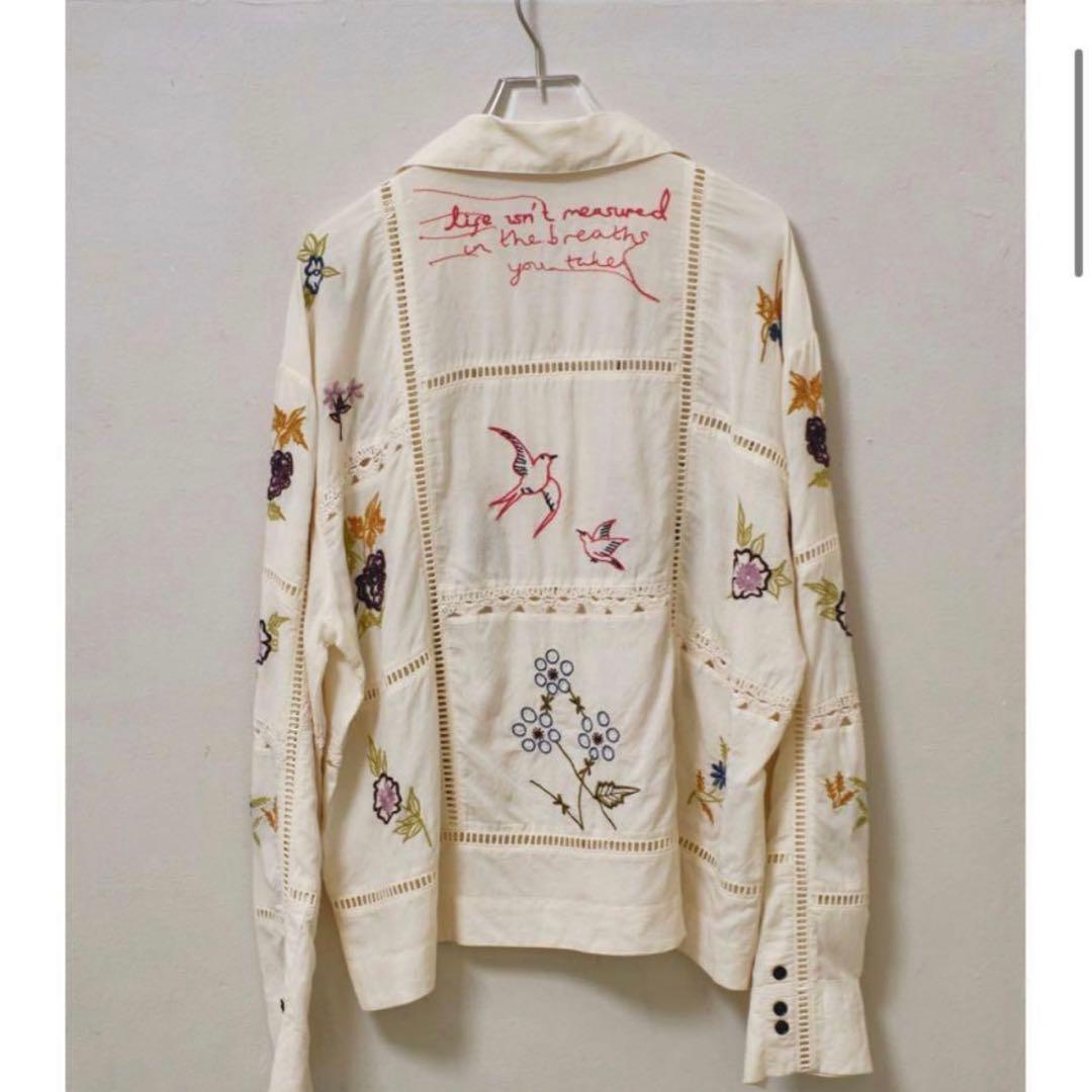 todayful パッチワークシャツ