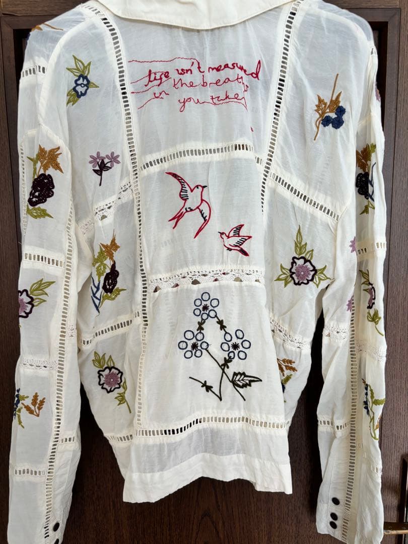 todayful パッチワークシャツ