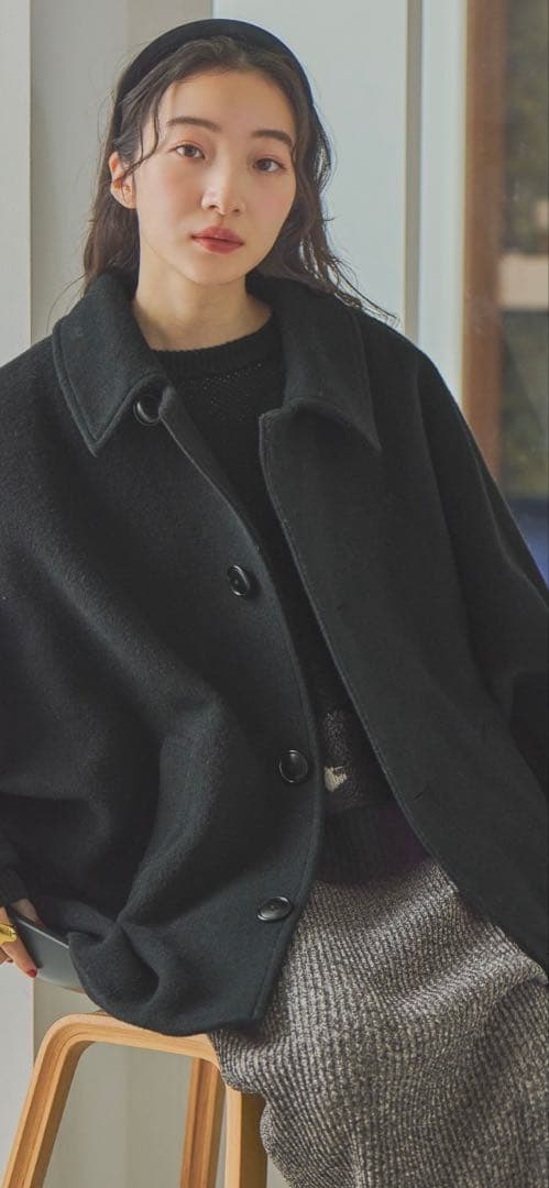 ラスト！本日限定‼︎niko and … ライトモッサドルマンジャケットコート