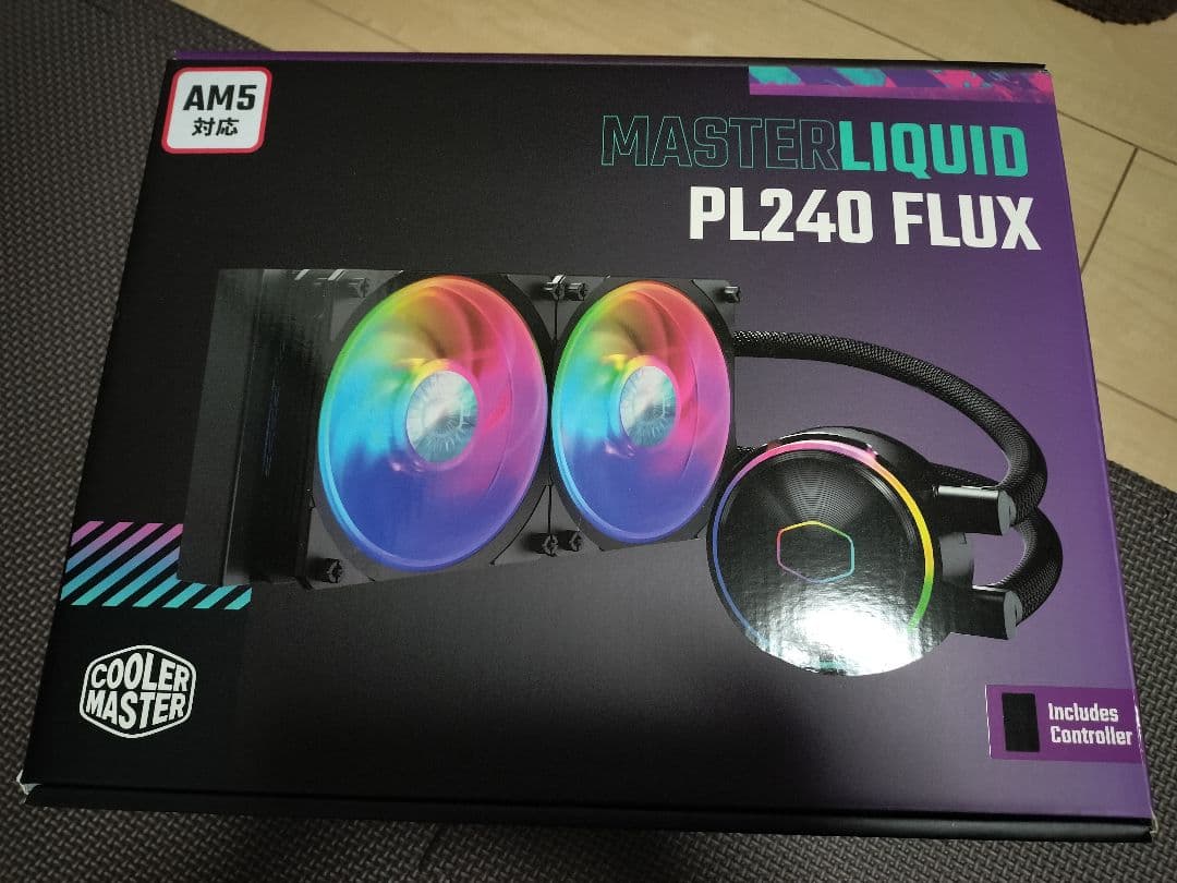 Cooler Masterの簡易水冷CPUクーラー PL240 FLUX
