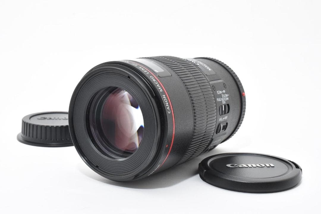 【美品】キヤノン CANON EF100mm F2.8L マクロ IS USM