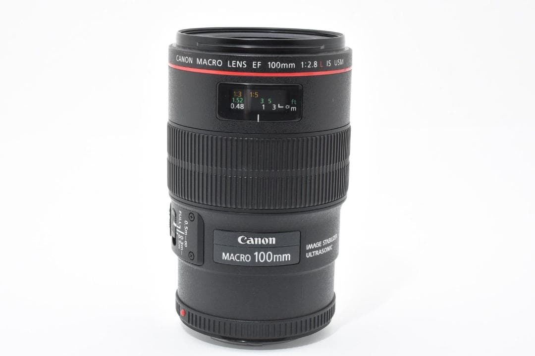 【美品】キヤノン CANON EF100mm F2.8L マクロ IS USM