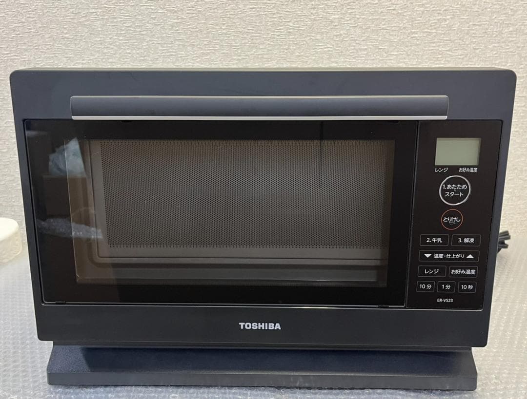 東芝 電子レンジ ER-VS23(K) 2020年製 ブラック フラットテーブル