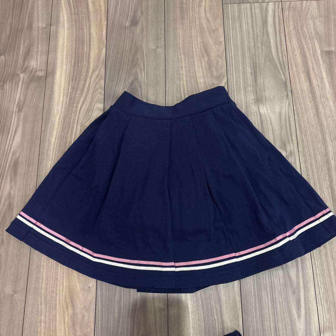 mezzo piano セーラーセットアップ　ネイビー　150cm トレーナー