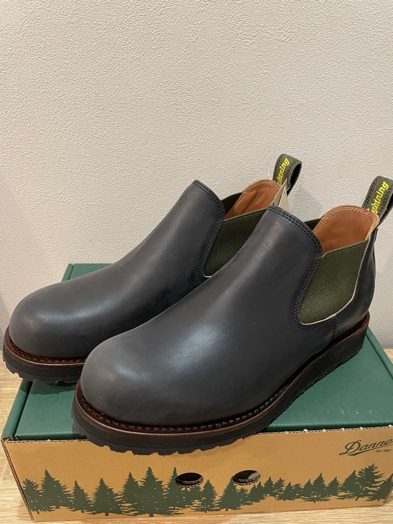 oウシ　Danner×Lightning サイドゴア ショートブーツ