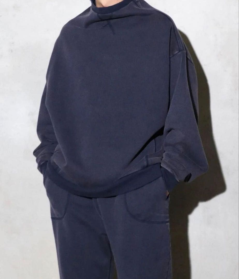 美品　SandWaterr COTTON SWEAT 2 ネイビー