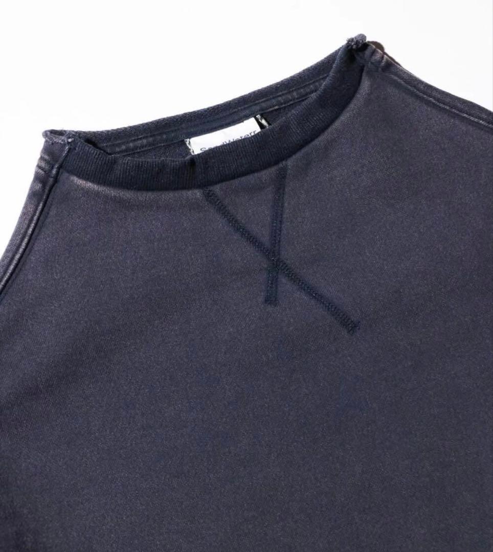 美品　SandWaterr COTTON SWEAT 2 ネイビー
