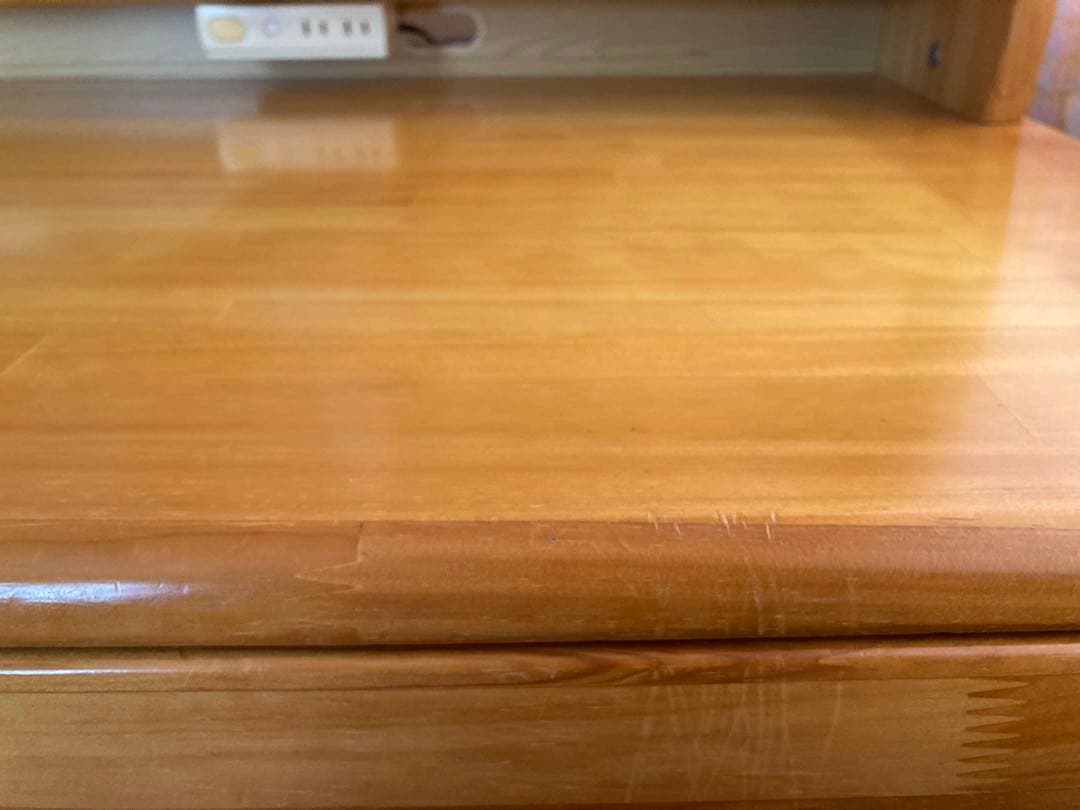 【お値下げ】　【学習机セット①】木製 学習机のみ