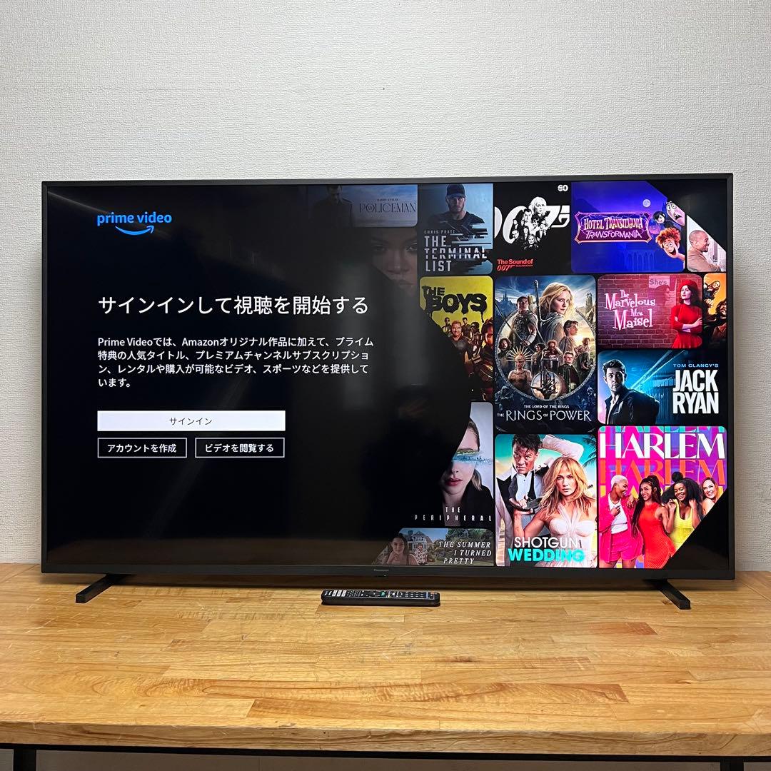 Panasonic 65V型 4K 液晶テレビ VIERA TH-65JX750
