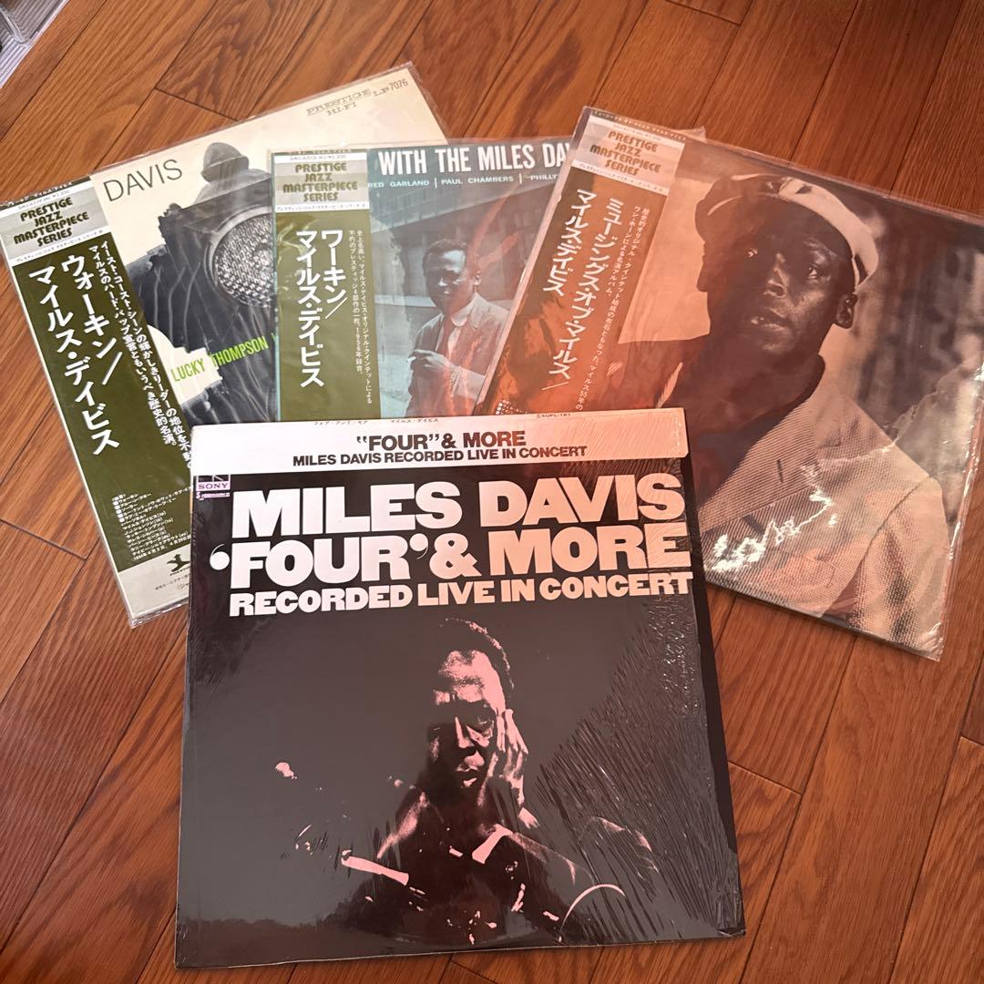 LP12in国内盤マイルスデイビスの4枚まとめて写真参照盤ジャケ帯解説良好