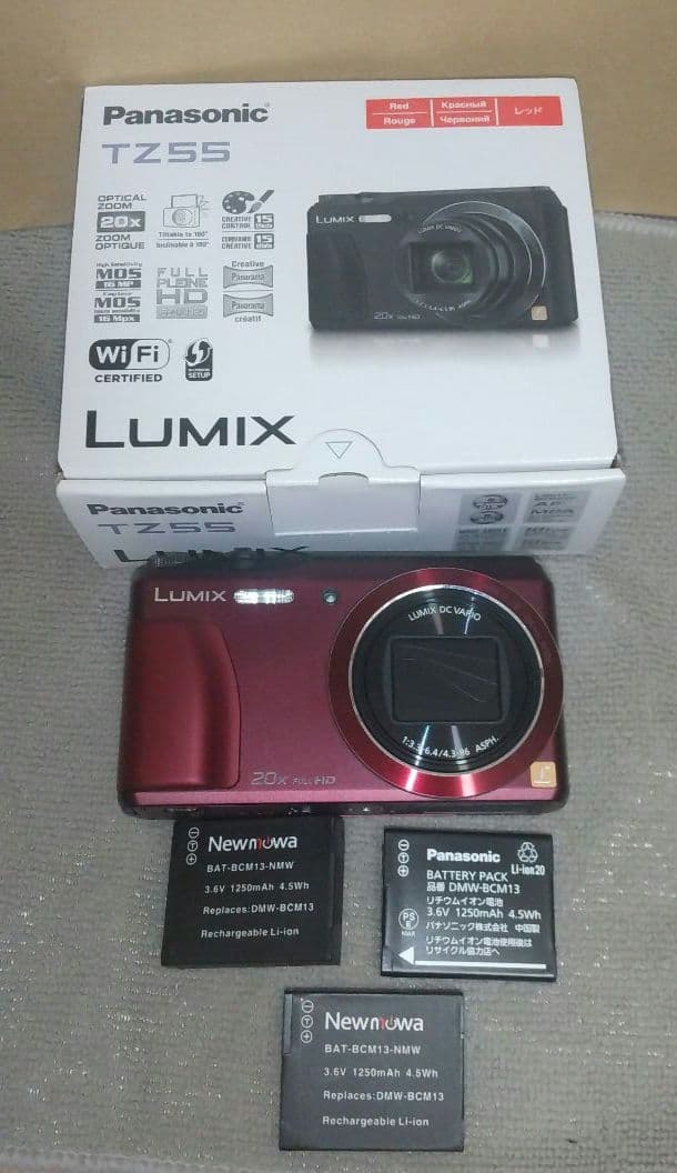 ⑧ DMC-TZ55 レッド Panasonic 1台