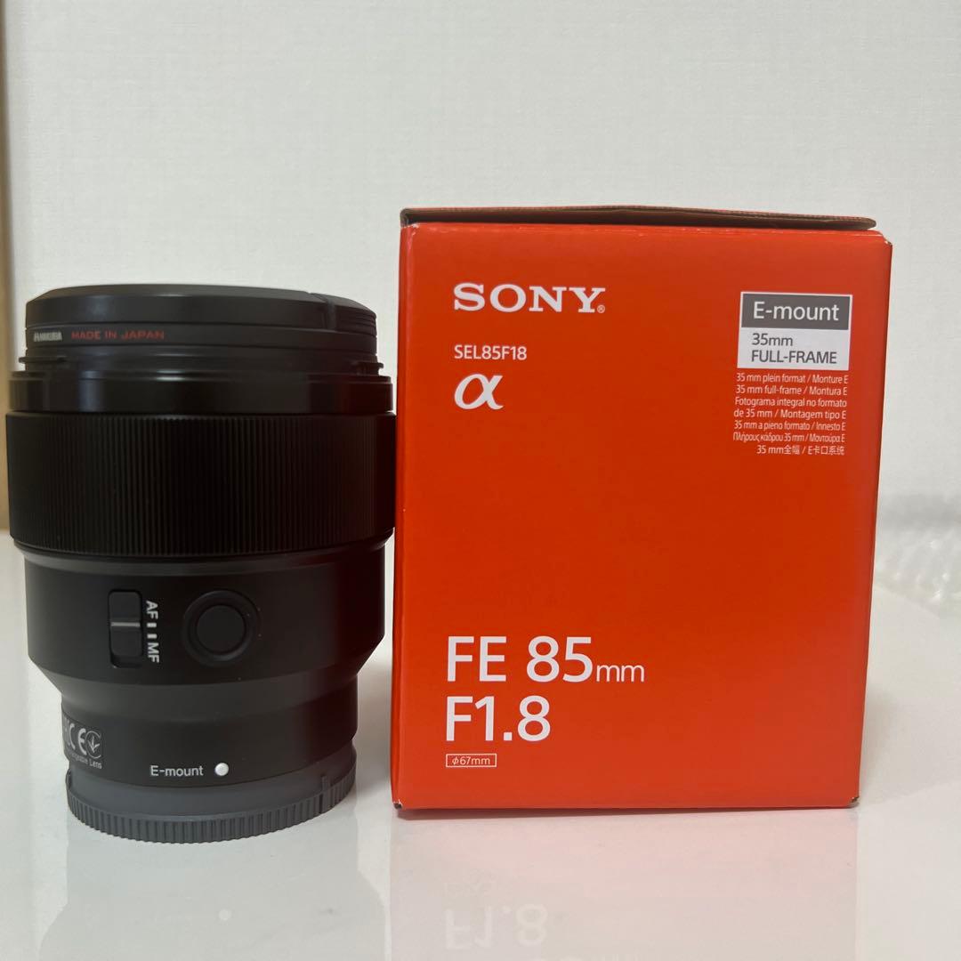 SONY SEL85F18 純正 交換レンズ 保護フィルター付き