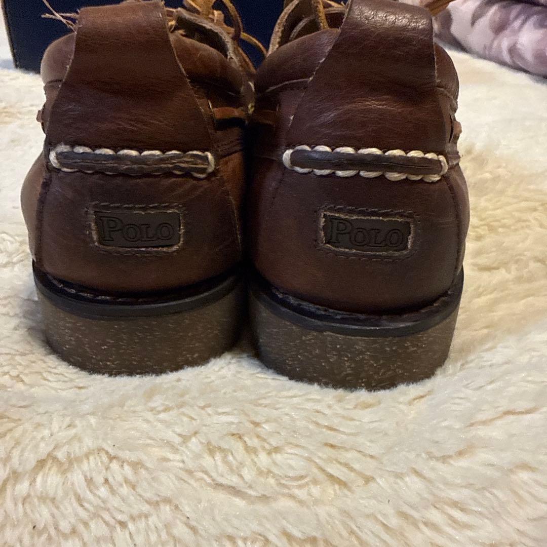 Polo Ralph Lauren ブラウン デッキシューズ