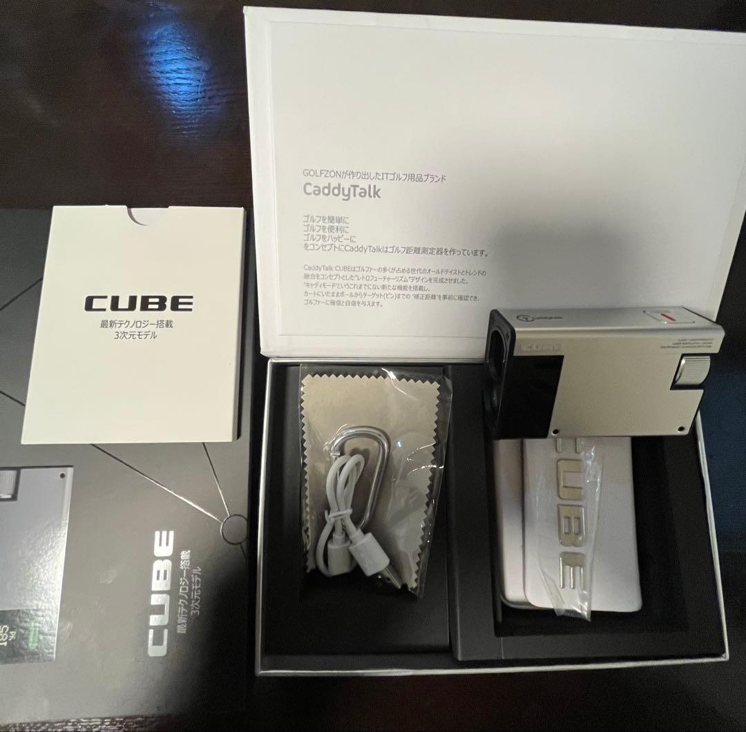ゴルフ距離計　caddy Talk CUBE ブラック